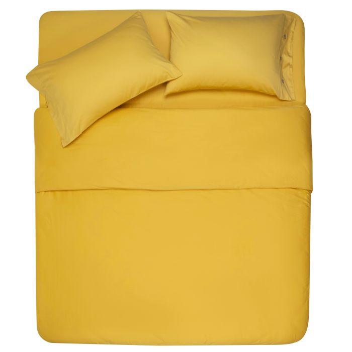 Flat sheet ARDESTO Mix&Match 180x240cm, 100% cotton, sateen, yellow