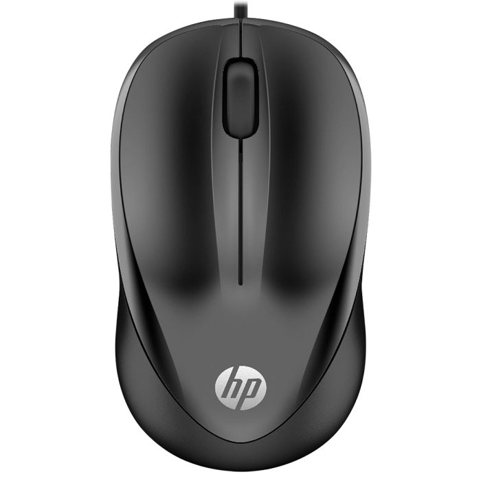Мышь HP 1000, USB-A, чёрный