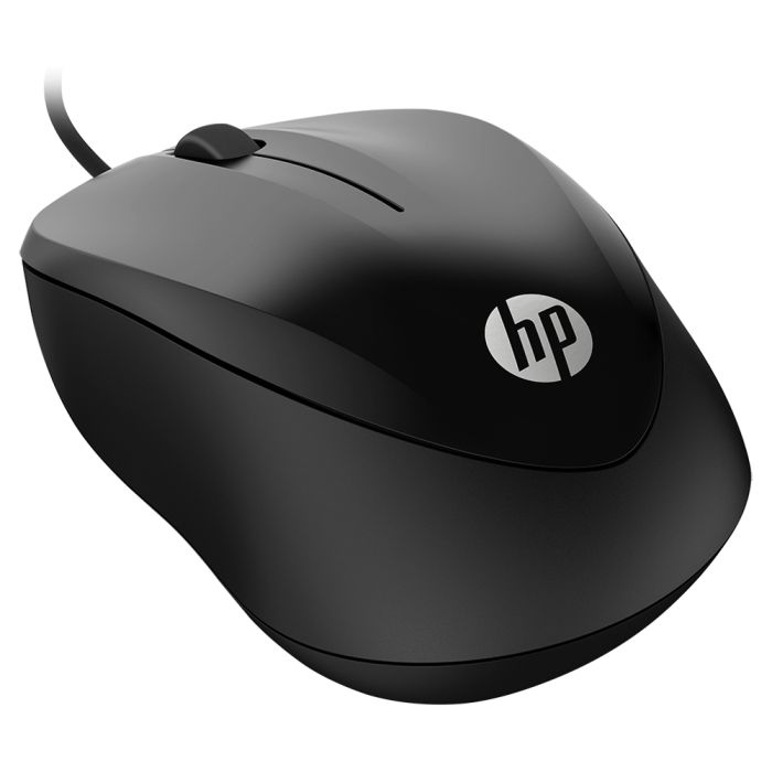 Мышь HP 1000, USB-A, чёрный