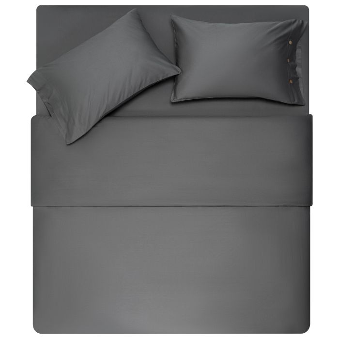 КПБ 2.0сп ARDESTO Mix&Match, пододеяльник 200х220см, простынь 240х260см, наволочки (2) 50х70см, 100% хлопок, сатин, серый