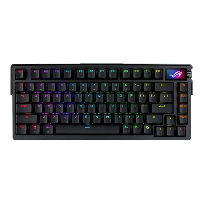 Клавіатура механічна ASUS ROG Azoth Extreme 81key, NX Snow, USB-A/WL/BT, EN, RGB, чорний