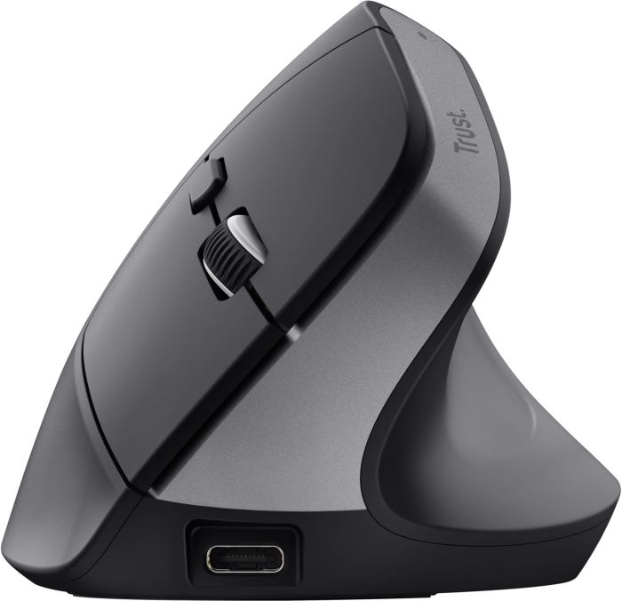 Миша Trust Bayo + Ergonomic, BT/WL/USB-A, чорний