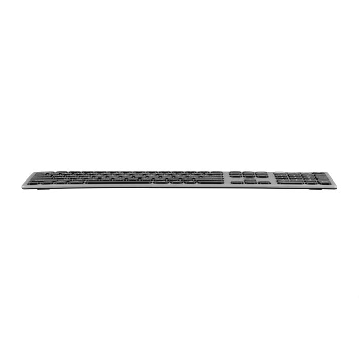 Клавіатура ножнична 2E KS270 109key, WL/BT, EN/UK, сіро-чорний