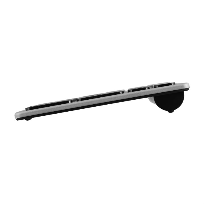 Клавіатура ножнична 2E KS270 109key, WL/BT, EN/UK, сіро-чорний