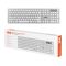 Клавіатура ножнична 2E KS270 109key, WL/BT, EN/UK, сріблясто-білий