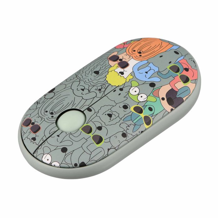 Миша 2E MF300 PETS:DOGS Silent WL BT, зелений
