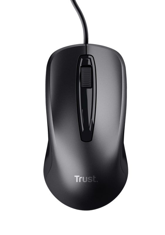 Mouse Trust Carve, USB-A, Чорний