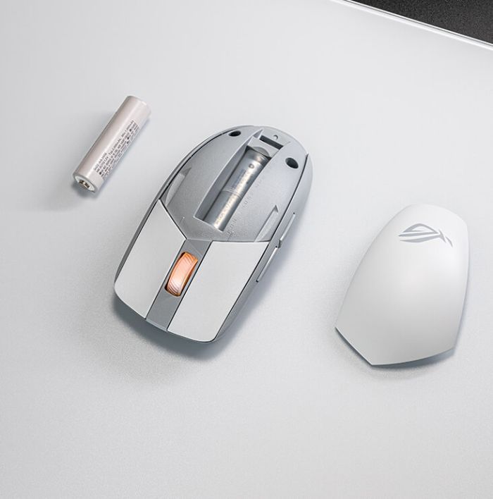 ASUS Mouse ROG Strix Impact III, RGB, WL/BT, white