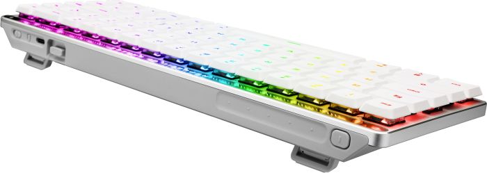 Клавіатура механічна ASUS ROG Falchion RX Low Profile, 68key, Red Switch, USB-A/WL/BT, EN/UK, RGB, білий