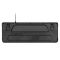 Клавіатура мембранна 2E KS120 104key, USB-A, EN/UK, White LED, чорний