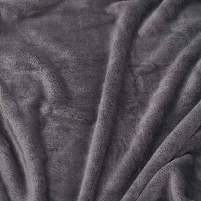 Delicate blanket ARDESTO 160х200cm, 100% polyester, light grey