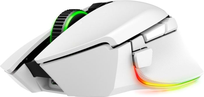 Razer Mouse Basilisk V3 Pro 35K, RGB, USB-A/WL/BT, white