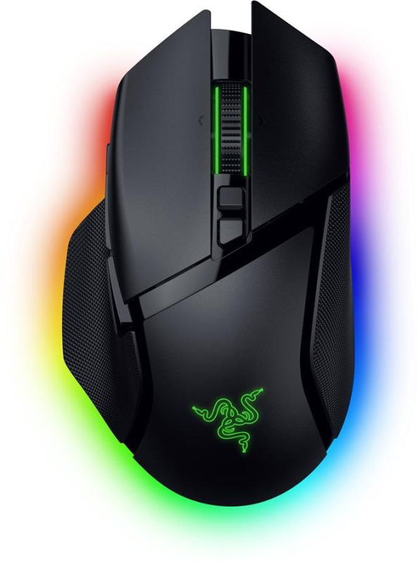 Razer Mouse Basilisk V3 Pro 35K, RGB, USB-A/WL/BT, black