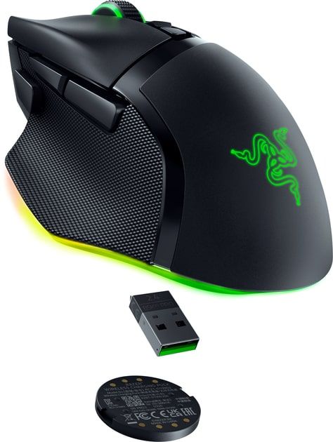 Razer Mouse Basilisk V3 Pro 35K, RGB, USB-A/WL/BT, black