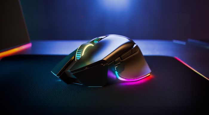 Razer Mouse Basilisk V3 Pro 35K, RGB, USB-A/WL/BT, black