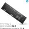 HP Keyboard membrane 720 Multi-Device Rechargeable, 109key, WL/BT, EN/UK, black