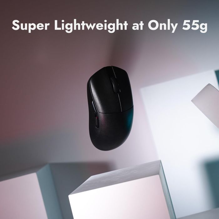 Mouse Lemokey G1 USB-A/USB-C/WL/BT, 8K, білий