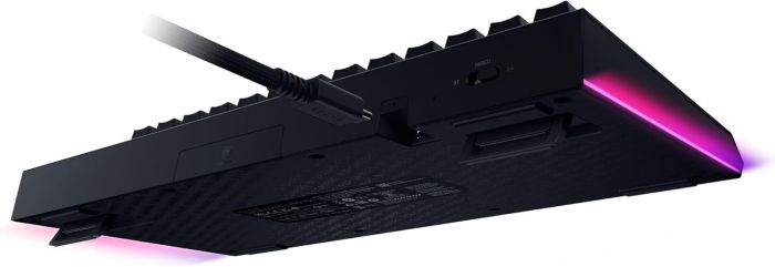 Razer Keyboard mechanical BlackWidow V4 Pro 75%, 81key, Mechanical Switches Gen-3, USB-A/WL/BT, EN, RGB, blck