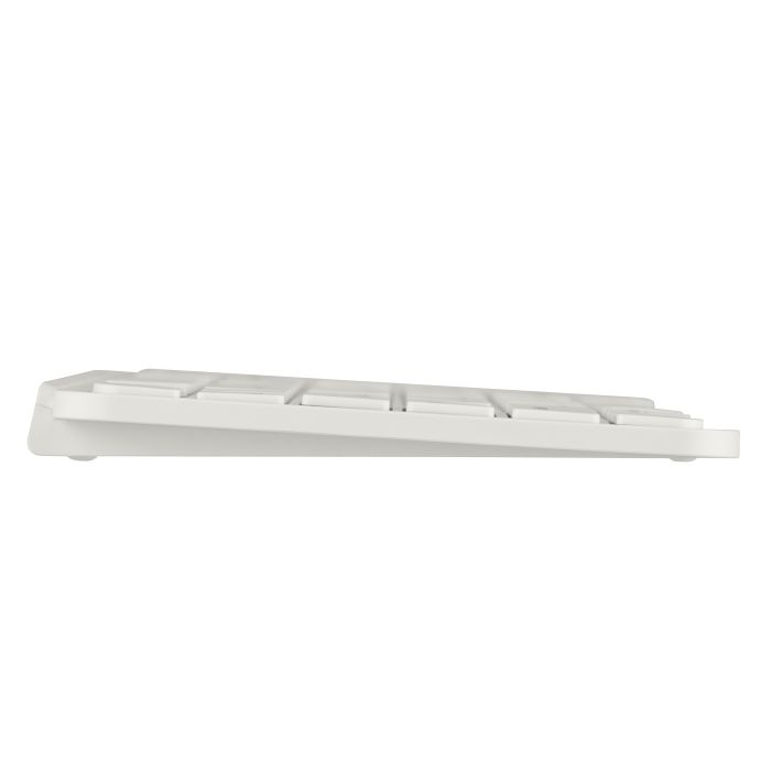 Клавиатура мембраная Keychron B1 Pro, USB/WL/BT, ivory white