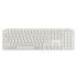 Membrane keyboard Keychron B6 Pro, USB/WL/BT, ivory white
