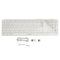Membrane keyboard Keychron B6 Pro, USB/WL/BT, ivory white