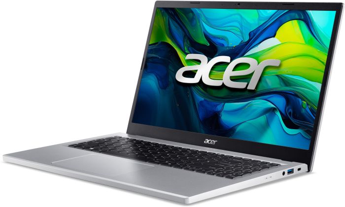 Ноутбук Acer Aspire Go AG15-32P 15.6" FHD IPS, Intel C N150, 8GB, F512GB, UMA, Lin, серебристый