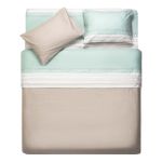 КПБ 1,5сп ARDESTO Gloria, підковдра 160х220см, простирадло 160х220см, наволочки (2) 50х70см, 100% бавовна, сатин, смужки, коричневий