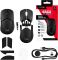 Миша HyperX Pulsefire SAGA PRO, RGB, USB-A/WL/BT, чорний