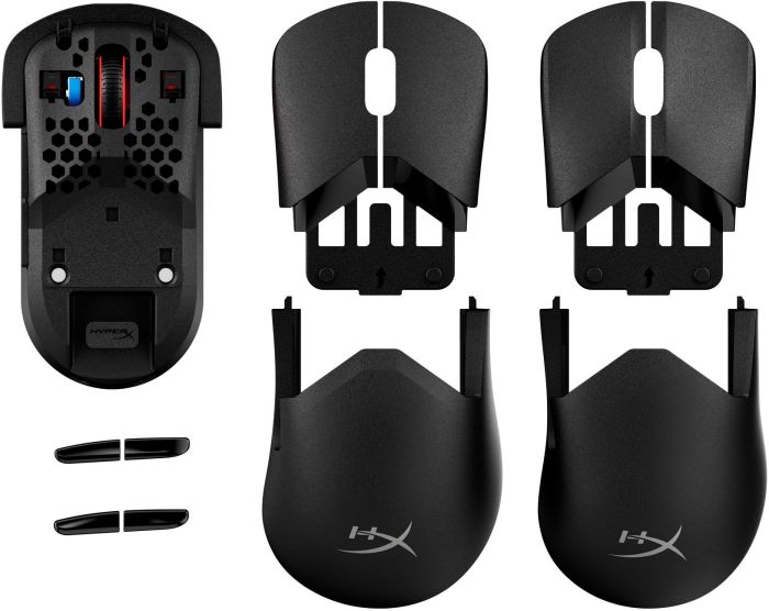 Миша HyperX Pulsefire SAGA PRO, RGB, USB-A/WL/BT, чорний