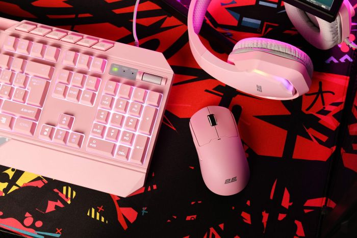 2E GAMING Mouse MG355 WL, USB-A/WL, pink