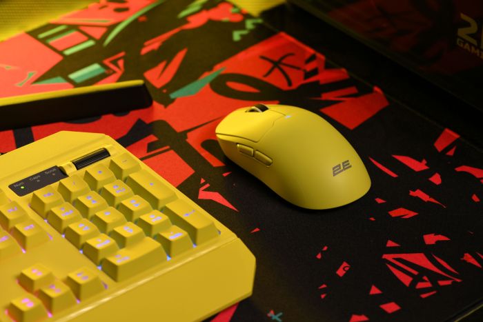 2E GAMING Mouse MG355 WL, USB-A/WL, yellow