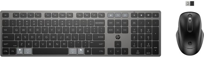 HP Combo keyboard and mouse 720 Multi-Device Rechargeable, BT, EN/UK, black