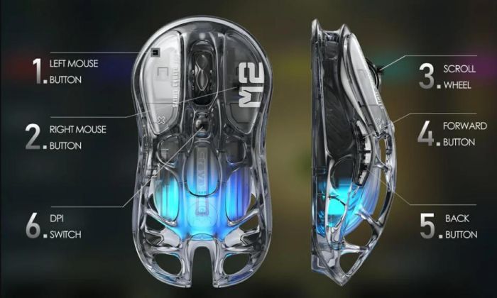 GravaStar  Mercury M2 Wireless Gaming Mouse