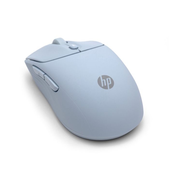Мышь HP 400 Quiet, WL/BT, голубой