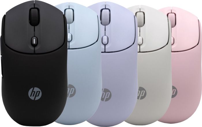 Мышь HP 400 Quiet, WL/BT, голубой