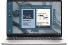 Ноутбук Dell Pro 16 16" FHD+ IPS Touch, AMD AI 7 PRO 350, 32GB, F512GB, UMA, Win11P, сріблястий, US клавіатура