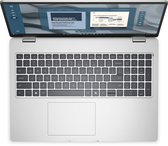 Ноутбук Dell Pro 16 16" FHD+ AG, Intel U7-255U, 32GB, F1TB, UMA, Win11P, сріблястий, US клавіатура