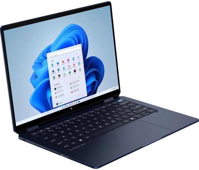 HP Notebook OmniBook Ultra Flip x360 14" 2.8K OLED Touch, Intel U9-288V, 32GB, F2TB, UMA, Win11, blue