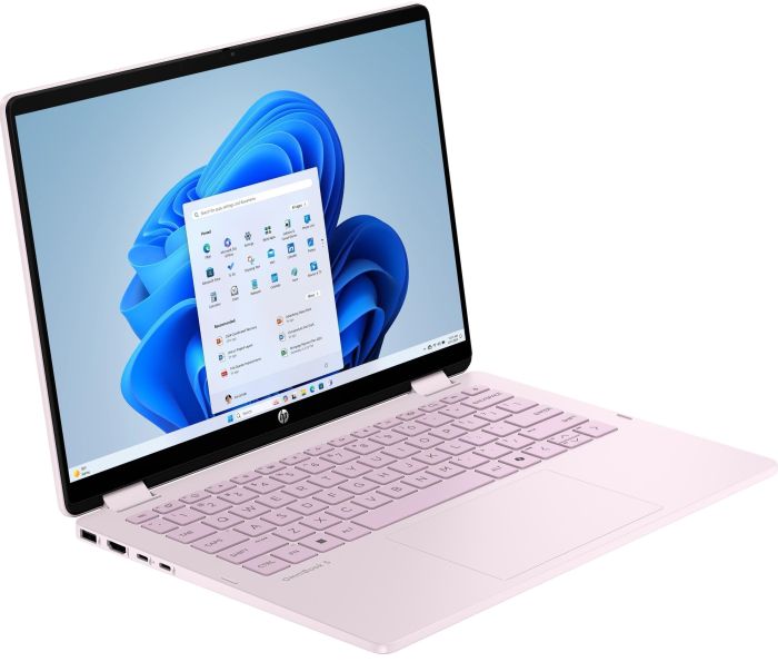 HP Notebook OmniBook 5 Flip x360 14" WUXGA IPS Touch, Intel 7-150U, 24GB, F1TB, UMA, DOS, pink