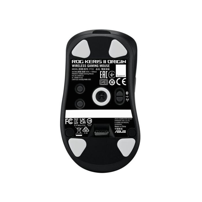 ASUS Mouse ROG Keris II Origin, RGB, USB-A/WL/BT, black