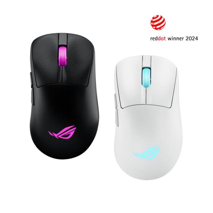 ASUS Mouse ROG Keris II Origin, RGB, USB-A/WL/BT, black