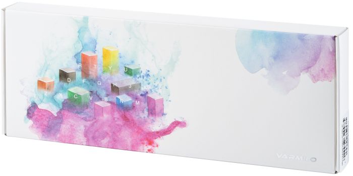Клавиатура механическая Varmilo APT87 CMYK, K-Prestige Silent, WL/USB-A, White Led