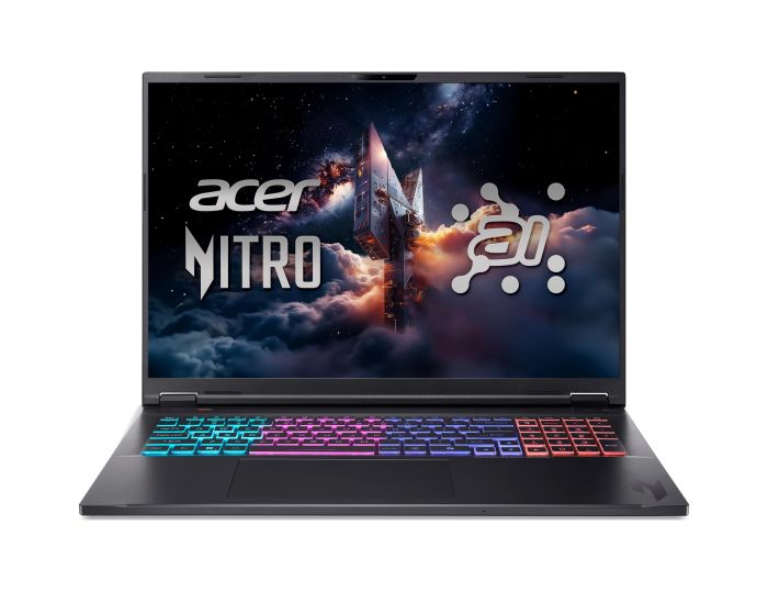 Acer Notebook Nitro 18 AN18-61 18" WQXGA IPS, AMD R7-350, 32GB, F2TB, NVD5070-8, Lin, black
