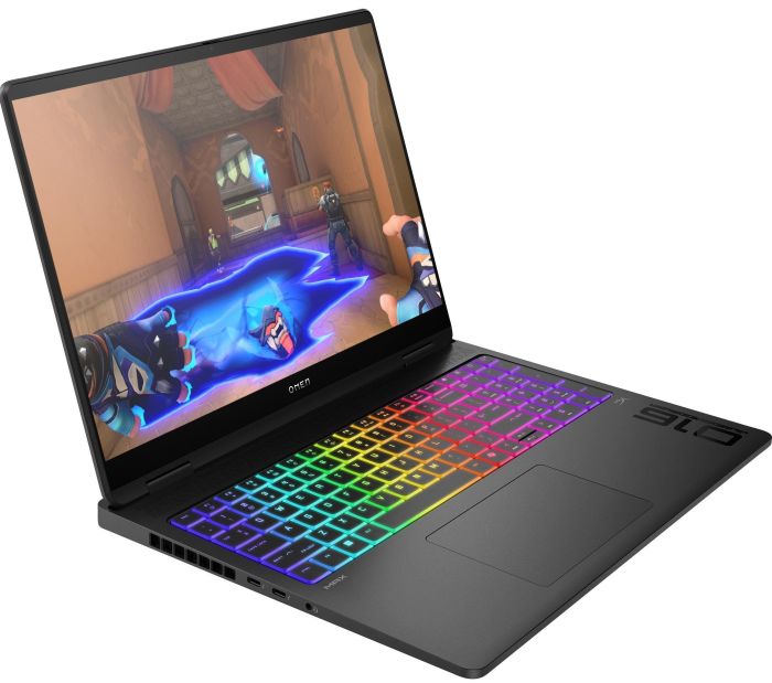 HP Notebook OMEN MAX 16-ah0041ua 16" 2.5K OLED, Intel U7-255HX, 64GB, F2TB, NVD5080-16, DOS, black