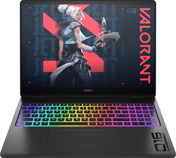 HP Notebook OMEN MAX 16-ah0041ua 16" 2.5K OLED, Intel U7-255HX, 64GB, F2TB, NVD5080-16, DOS, black