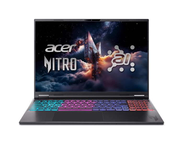 Acer Notebook Nitro 16S AN16S-61 16" WQXGA IPS, AMD R9-365, 32GB, F2TB, NVD5070-8, Lin, black