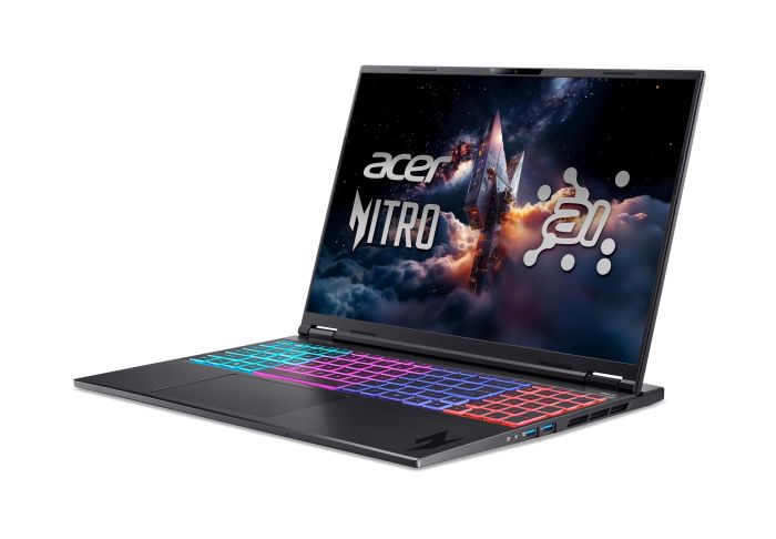Acer Notebook Nitro 16S AN16S-61 16" WQXGA IPS, AMD R9-365, 32GB, F2TB, NVD5070-8, Lin, black