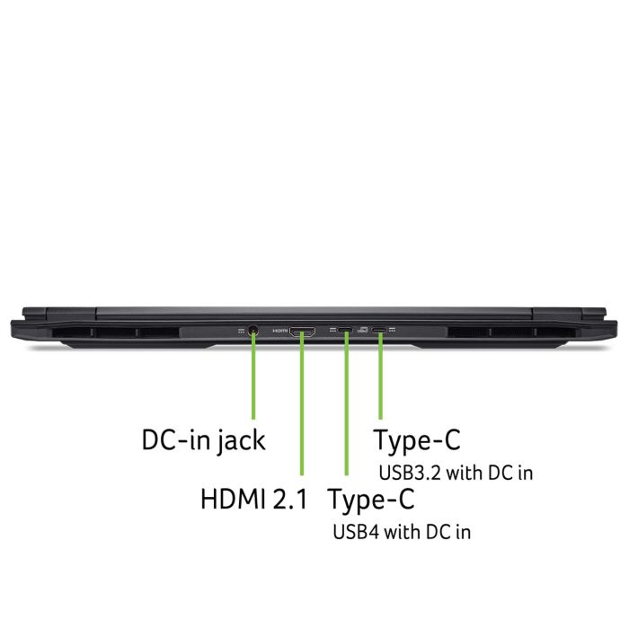 Acer Notebook Nitro 16S AN16S-61 16" WQXGA IPS, AMD R9-365, 32GB, F2TB, NVD5070-8, Lin, black