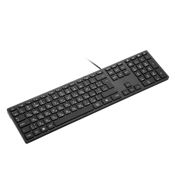 HP Keyboard membrane 320K, 109key, USB-A, EN/UK, black
