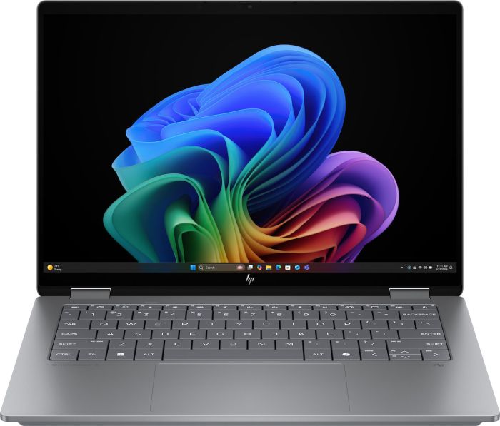 Ноутбук HP OmniBook X Flip x360 14-fk0001ua 14" WUXGA IPS Touch, AMD AI 7 350, 32GB, F1TB, UMA, Win11, сірий